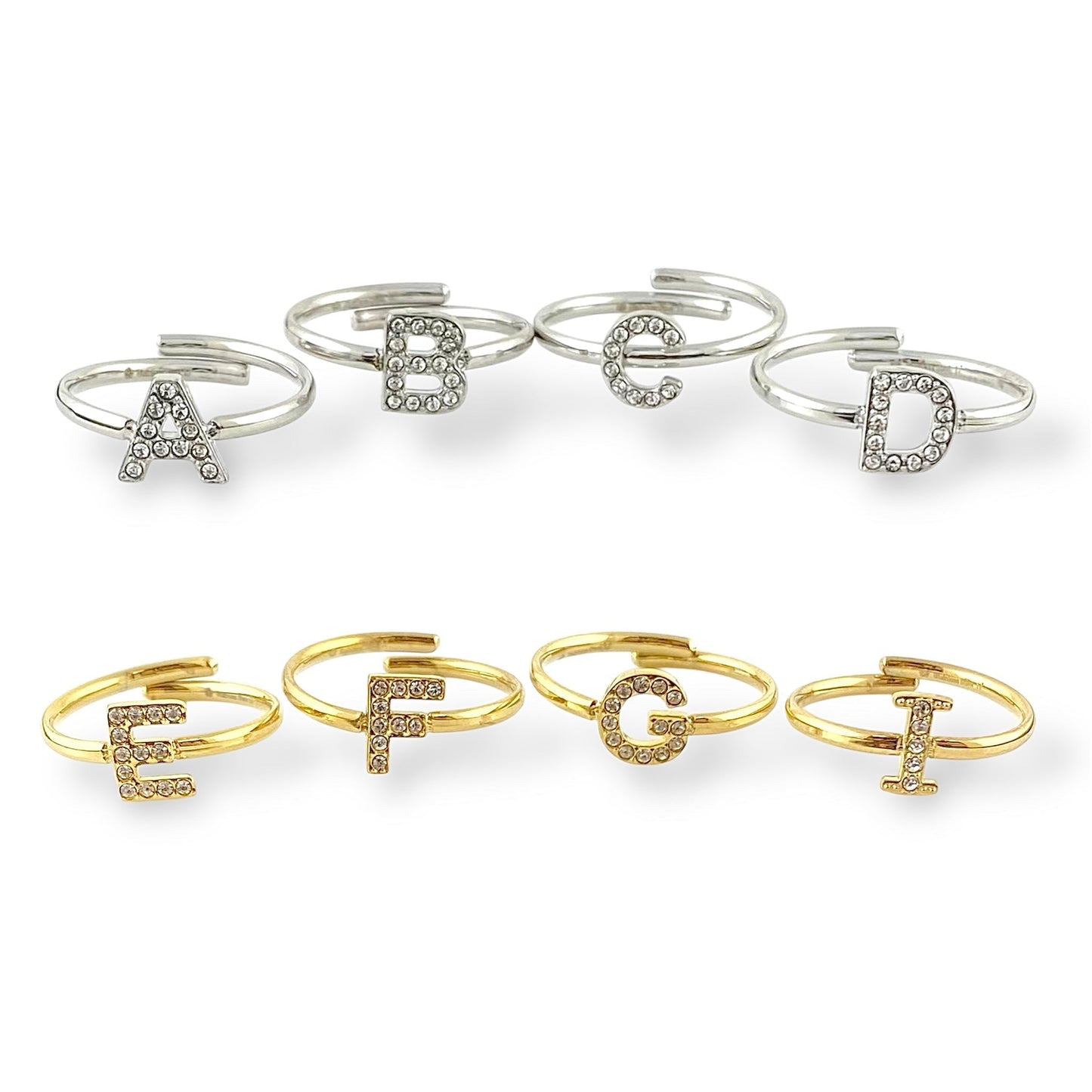 Anello Acciaio 316 e Acciaio Dorato