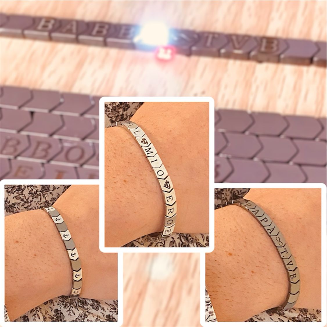 Bracciale Elegance Uomo Incisioni