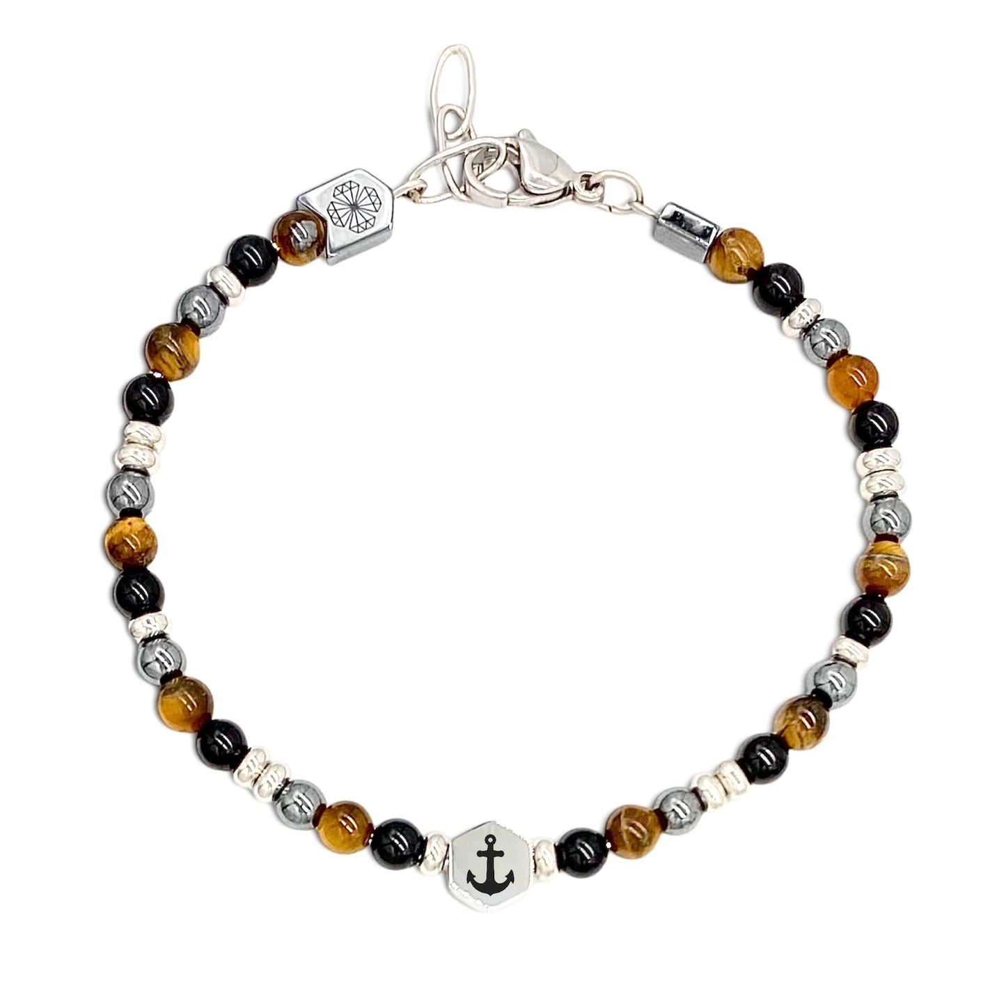 Bracciale Max con Esagono Inciso