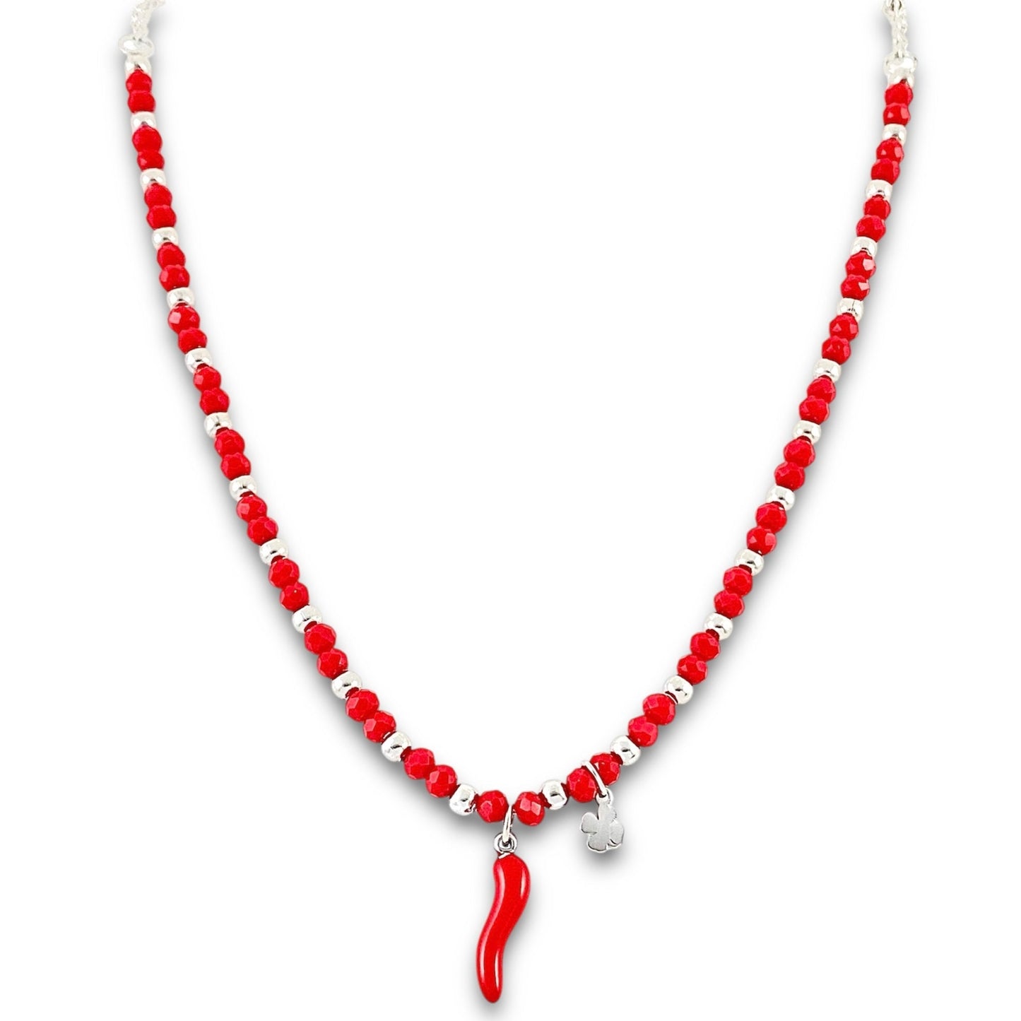 Collana Cristallo - Rosso