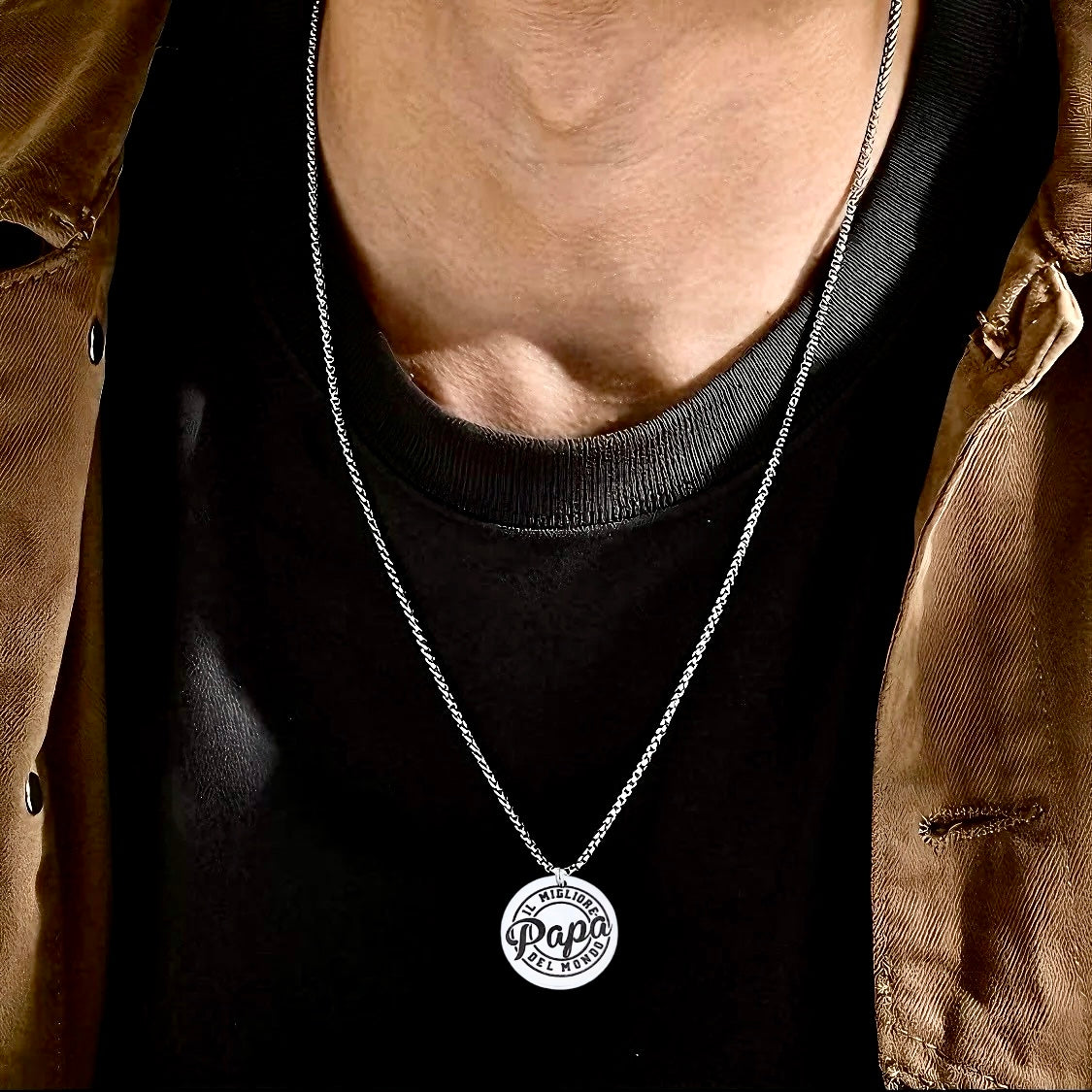Collana Papà Indossata