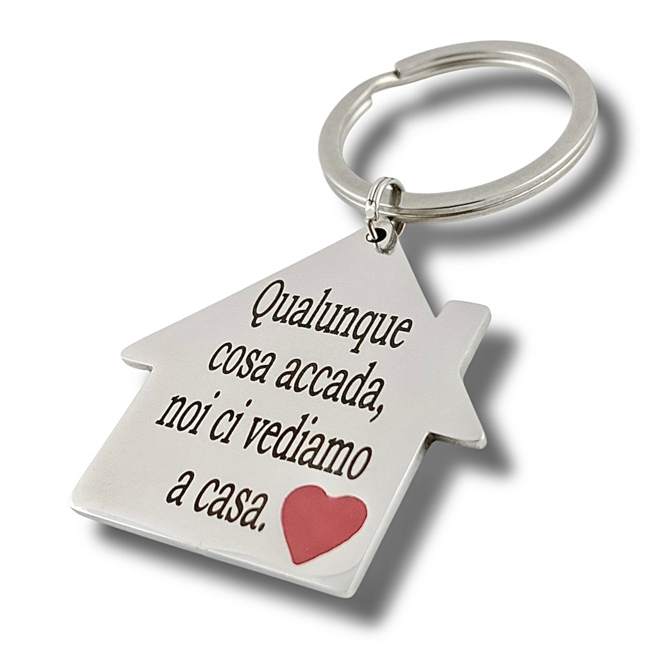 Portachiave Casa con Frase Incisa
