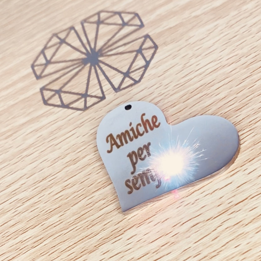 Portachiave Cuore Incisione