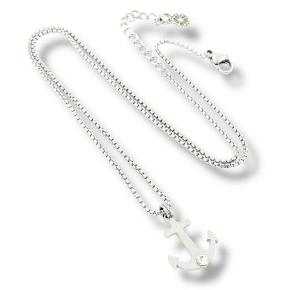 Collana Catena con Ancora Uomo 