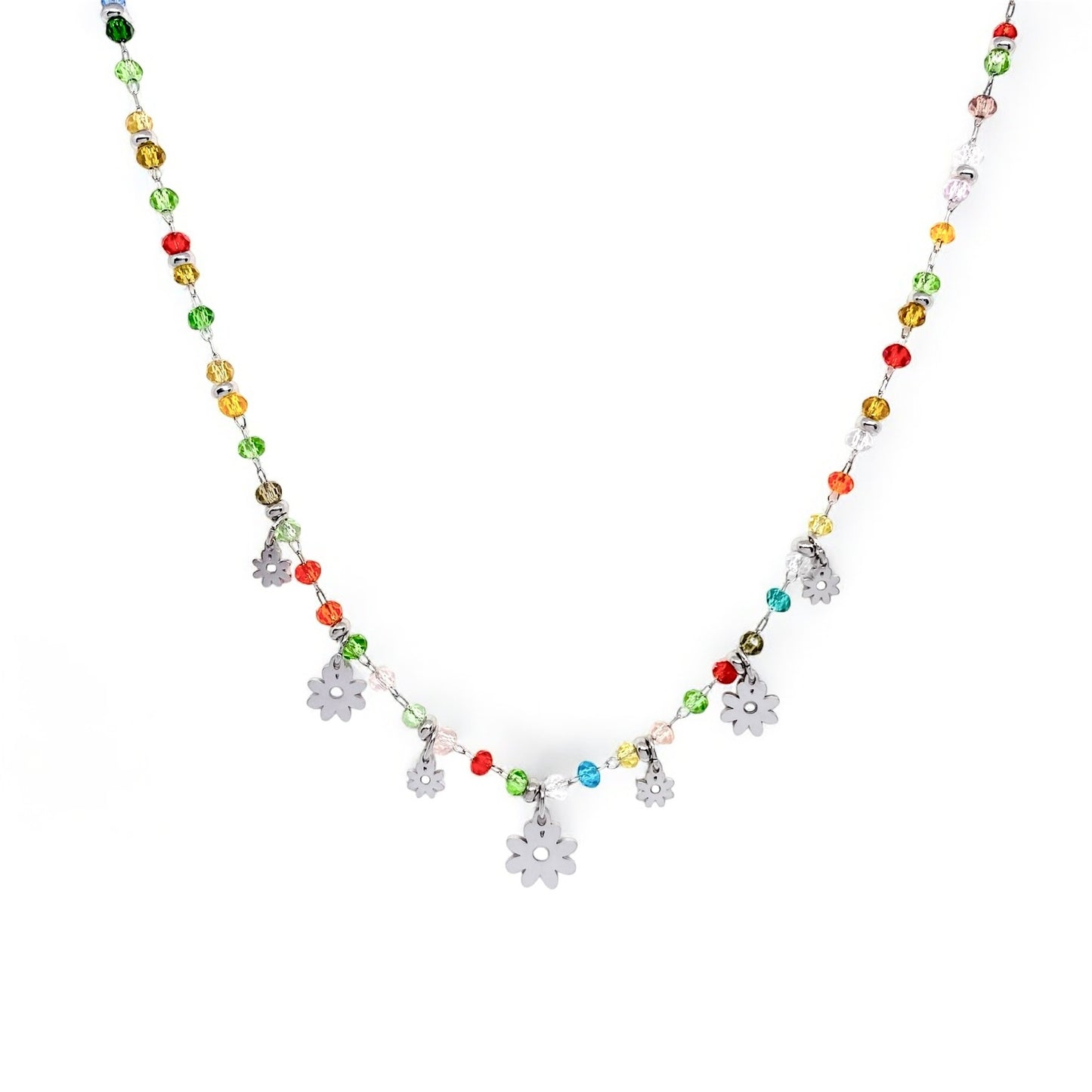 Collana Multicolor Fiori