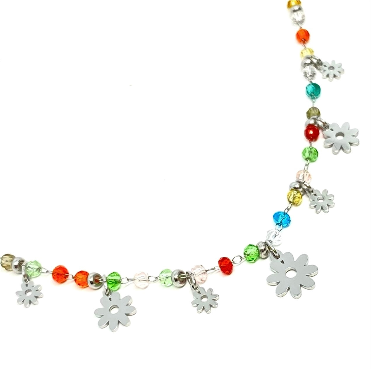 Collana Multicolor Fiori