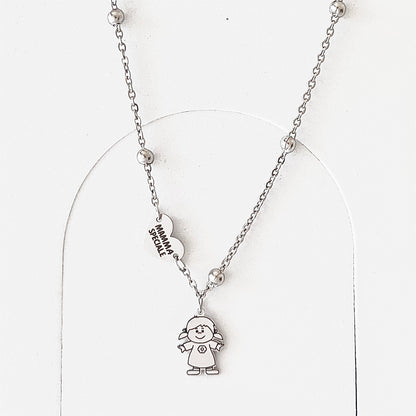 Collana Festa della Mamma - Cuore e Ciondolo Personalizzato