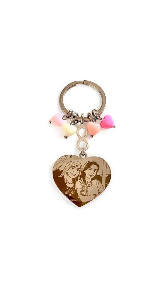 Portachiavi Festa della Mamma - Immagine Personalizzata